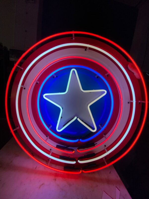 captain america cam neon tabela şirin neon